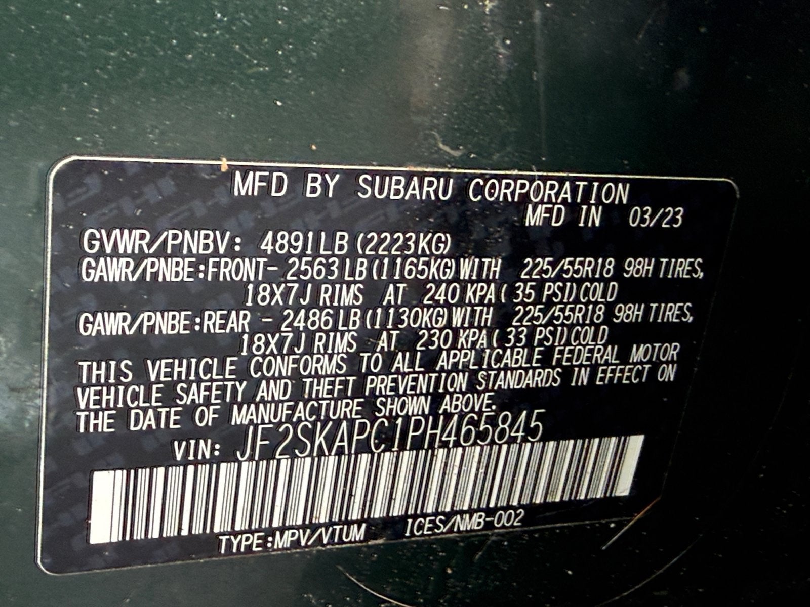 2023 Subaru Forester Limited