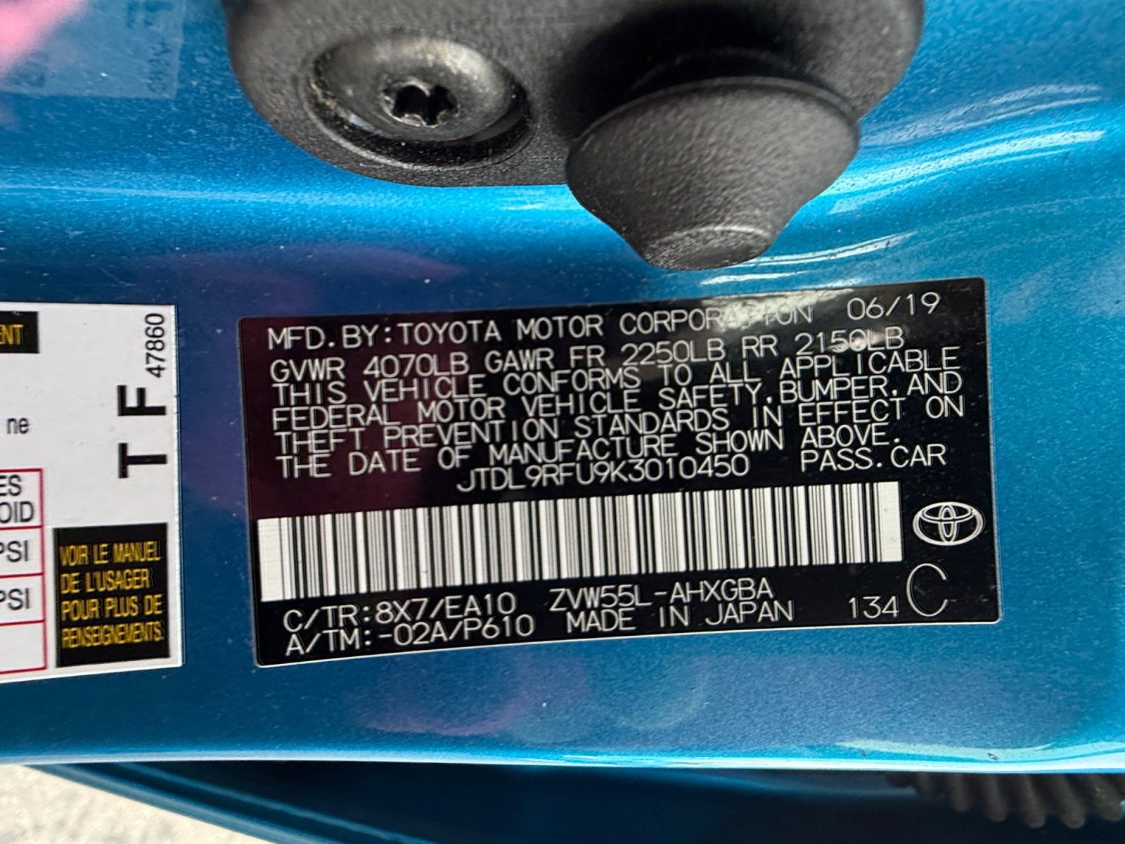 2019 Toyota Prius XLE