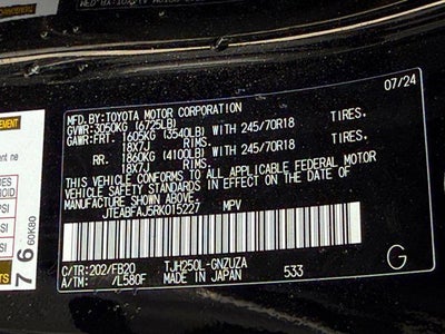 2024 Toyota Land Cruiser 1958
