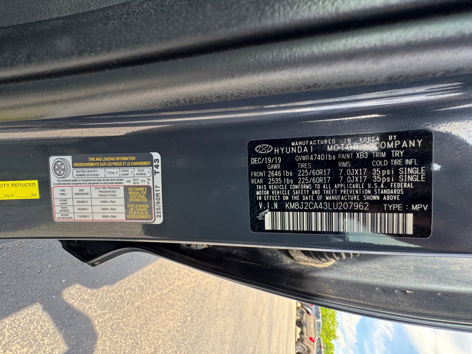 2020 Hyundai Tucson SE