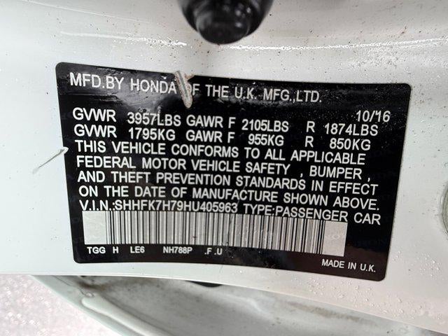 2017 Honda Civic EX-L Navi