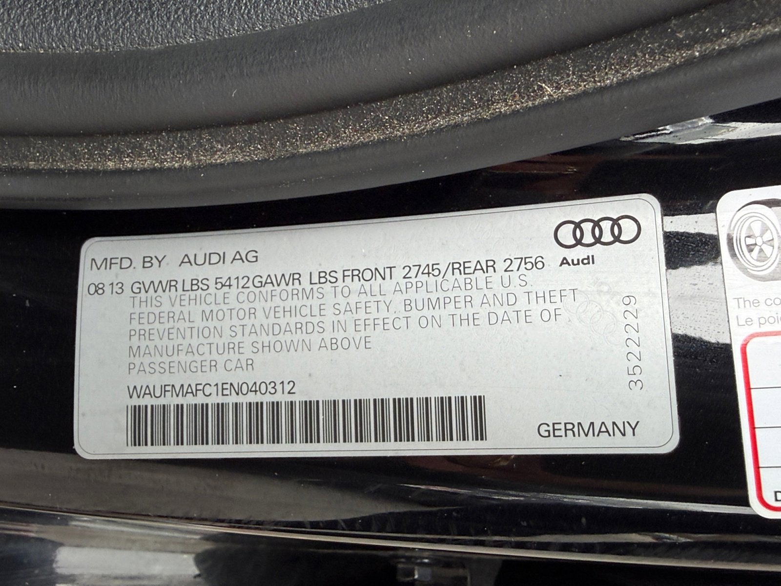 2014 Audi A6 3.0L TDI Premium Plus