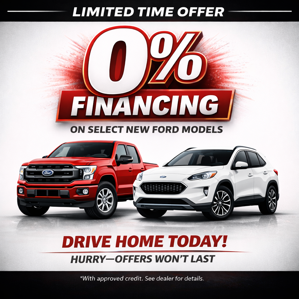 0% Financing on Select Vehicles
