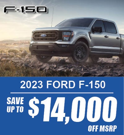 SAVE up to $13,000 on new Ford F-150