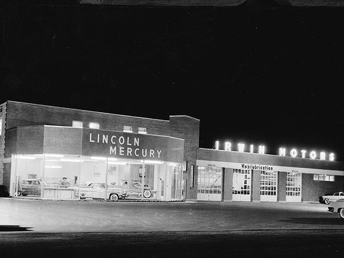 Irwin Motors in 1953